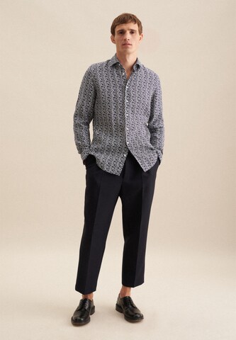 SEIDENSTICKER Slim Fit Hemd in Blau