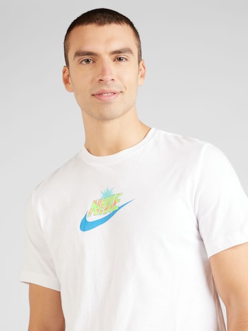 balts Nike Sportswear T-Krekls 'SPRING BREAK SUN'