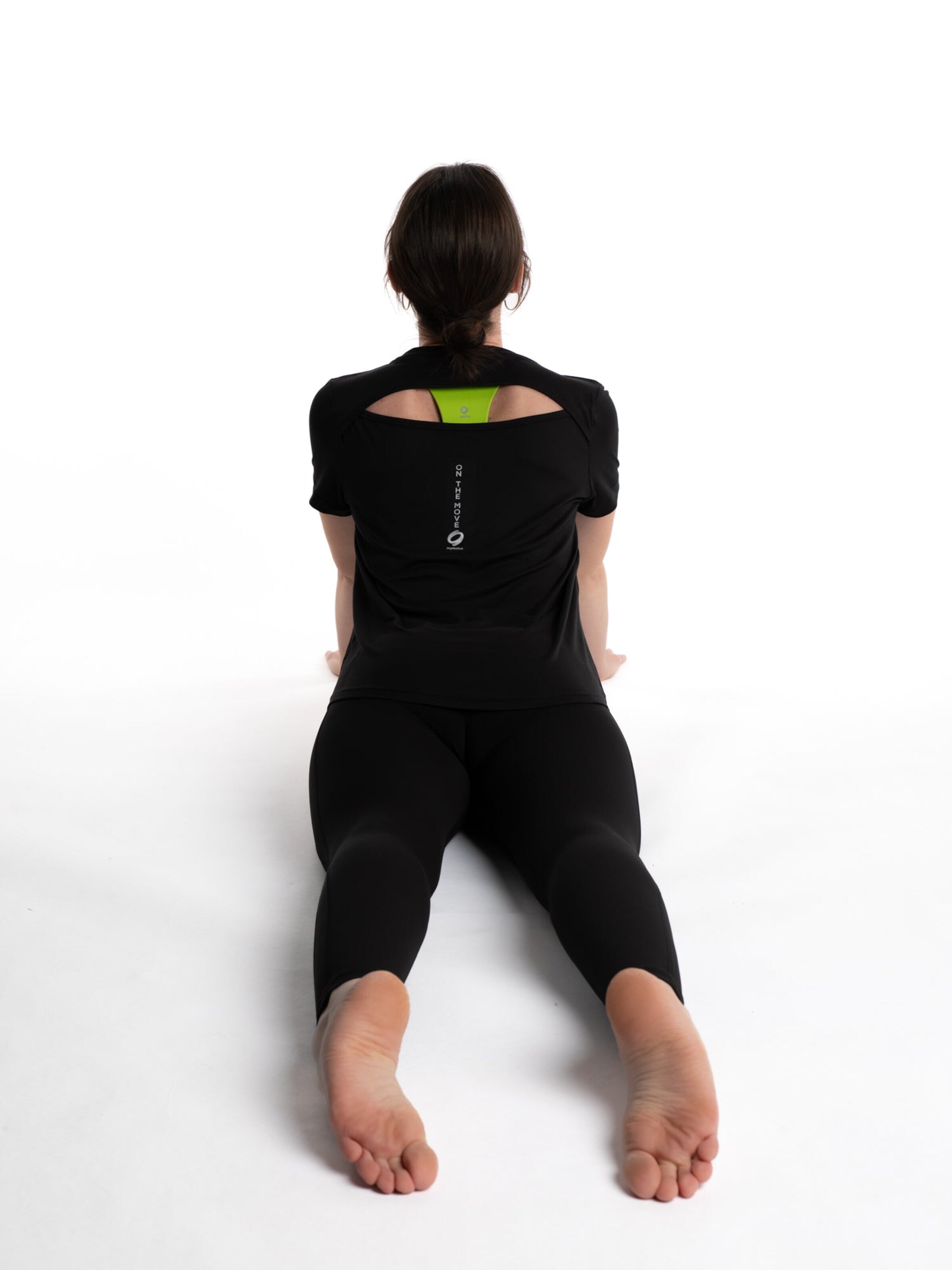 mymotus Functioneel shirt 'mymotus® , ladies fitness T-Shirt, YW22' in Zwart