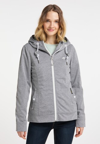 Veste fonctionnelle 'Kianna' Schmuddelwedda en gris : devant