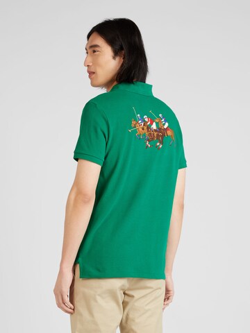 T-Shirt Polo Ralph Lauren en vert : devant