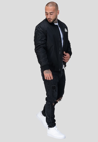 juoda Lonsdale London Demisezoninė striukė 'Ludford'