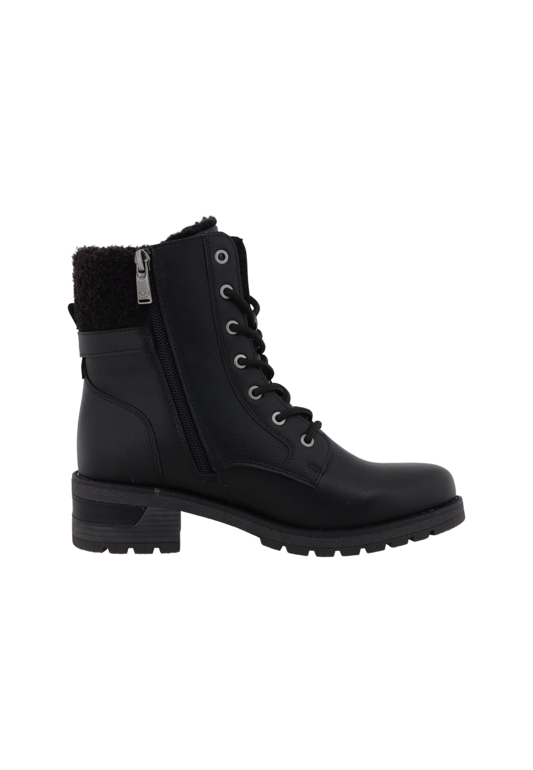 TOM TAILOR Boots in Black