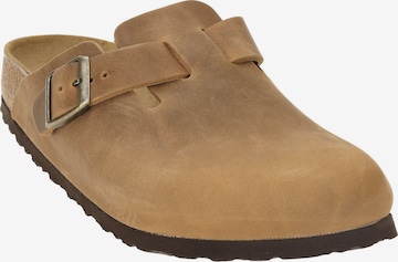 BIRKENSTOCK - Sapato aberto 'Birkenstock Boston 1028310' em castanho: frente