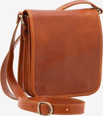Borsa a tracolla di Viola Castellani in marrone: frontale