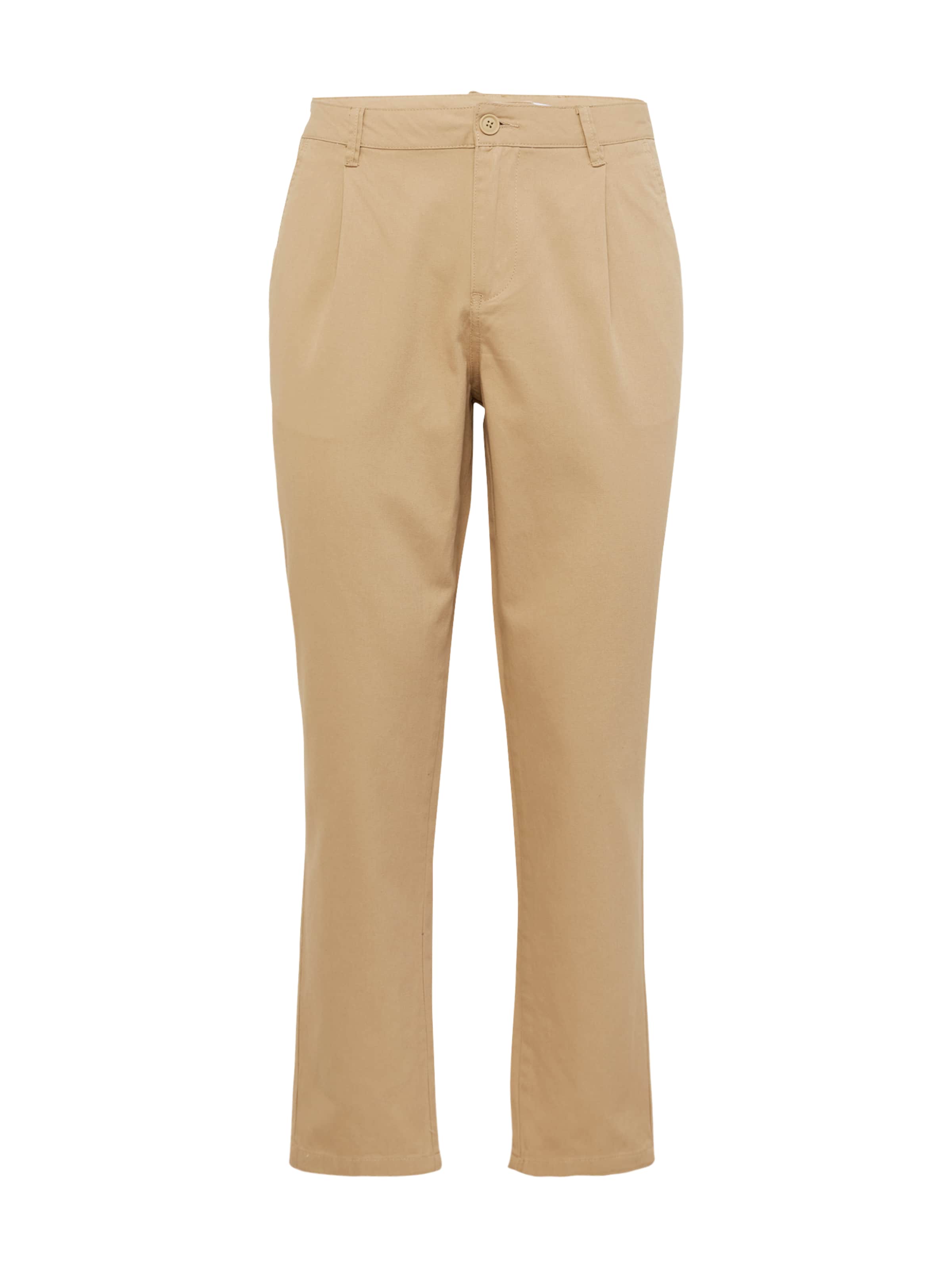 smėlio ABOUT YOU Standartinis Klostuotos kelnės 'Azad': priekis