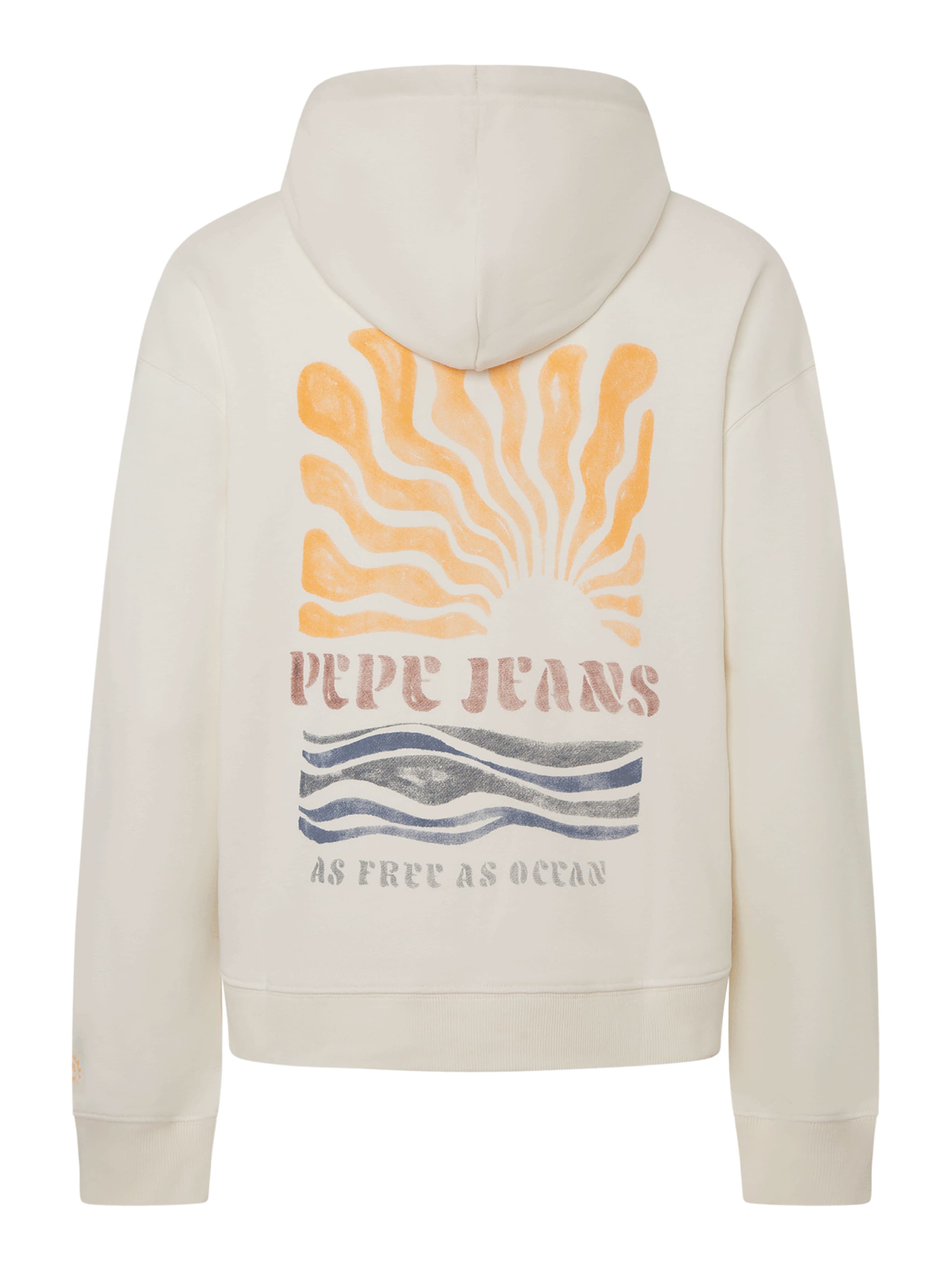 Pepe Jeans Mikina 'Edna' – bílá