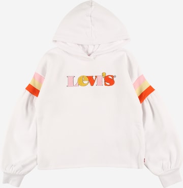 LEVI'S Sweatshirt i hvit: forside