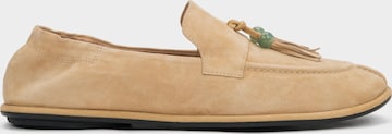 Estro Moccasin '038' in Beige: front