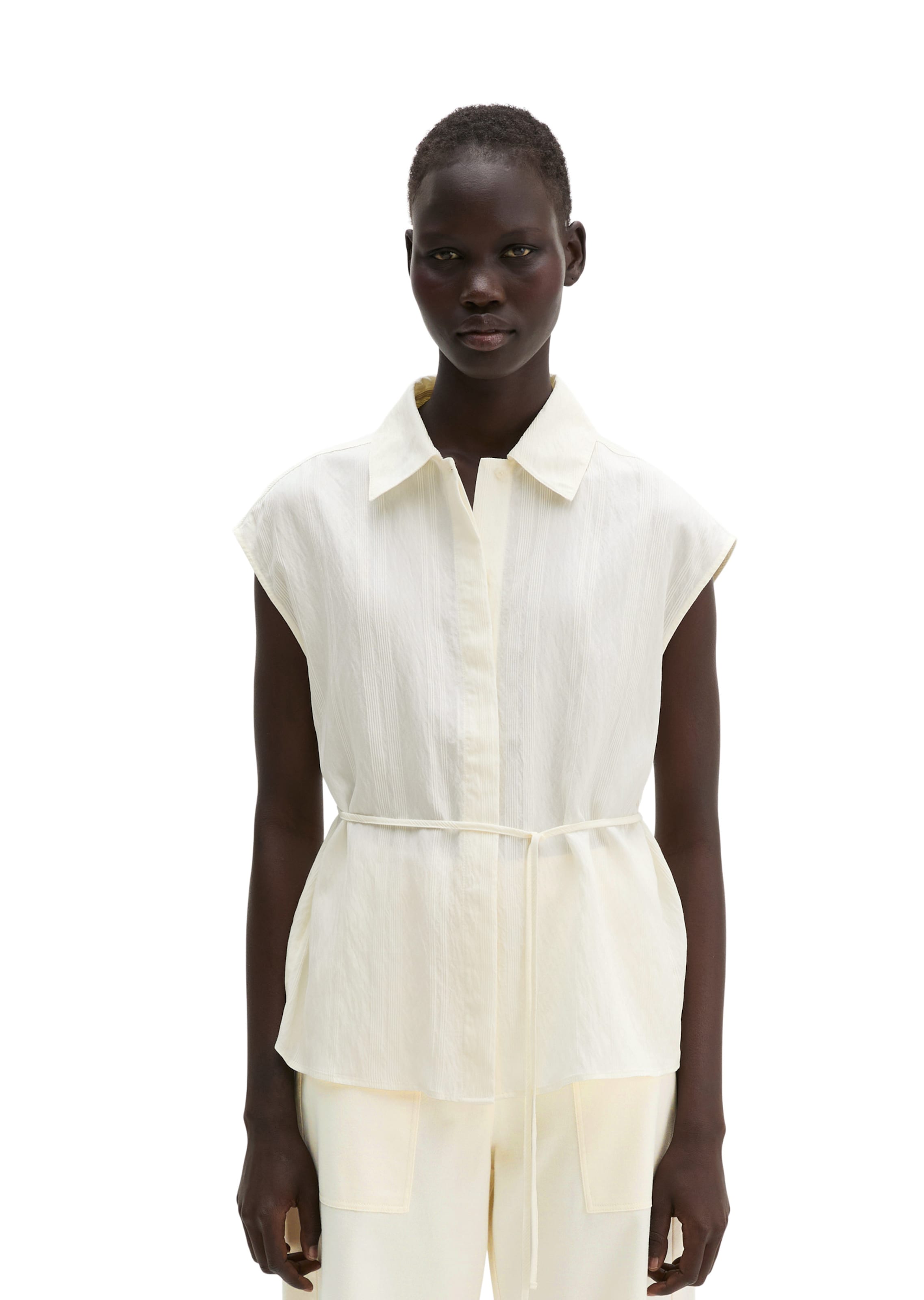 Marc O'Polo Bluse in Weiß: Vorderseite