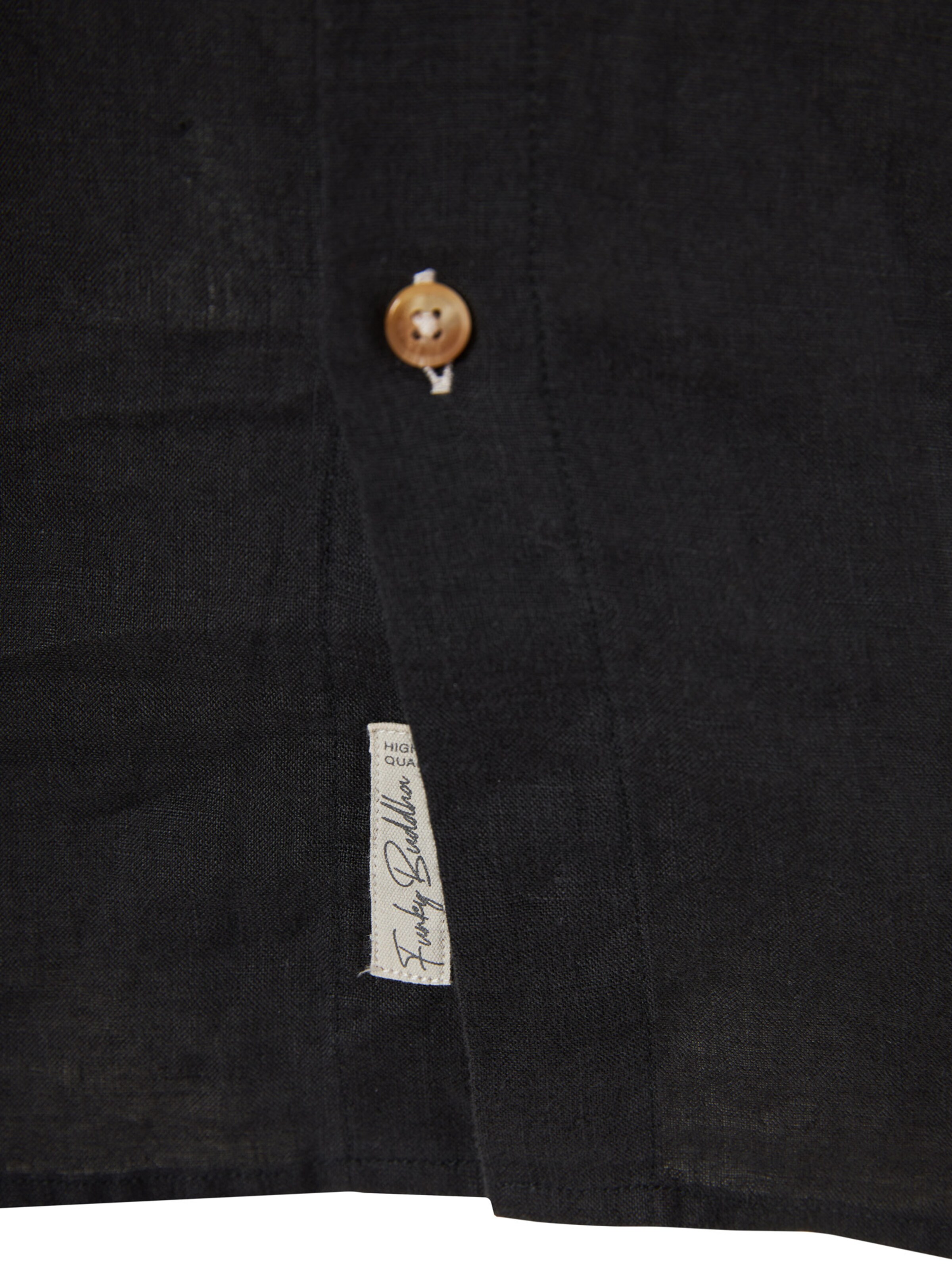 Funky Buddha Средняя посадка Рубашка в Черный