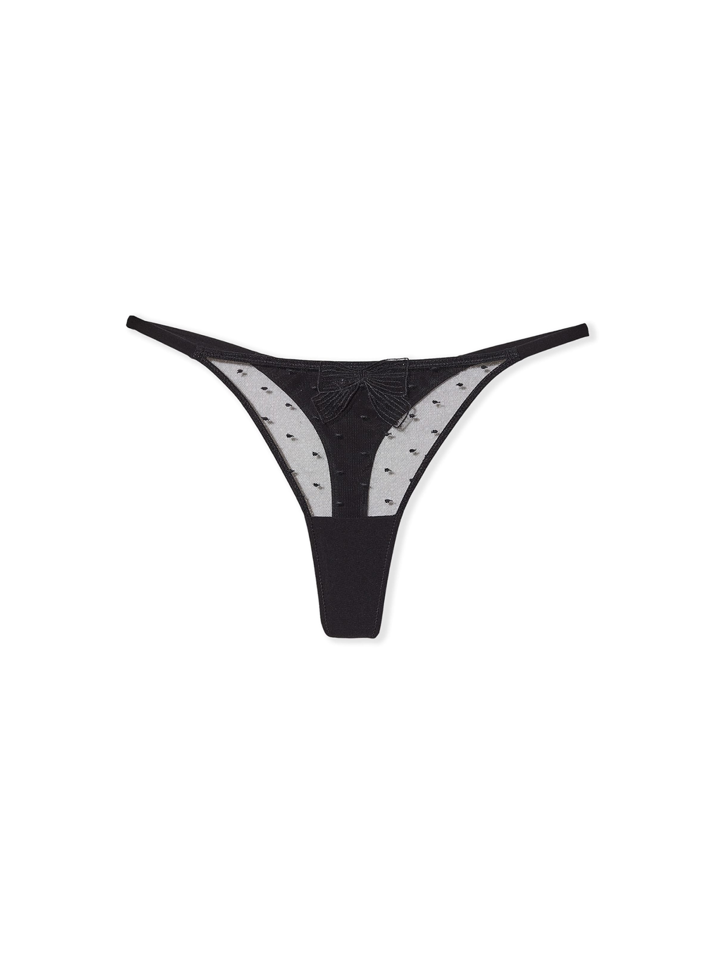ETAM String 'Demoiselle' in XXS in schwarz, Produktansicht