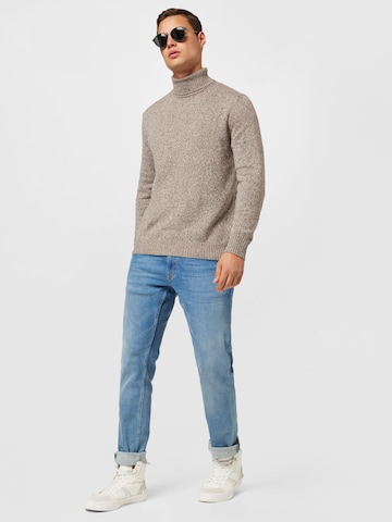 UNITED COLORS OF BENETTON Regular fit Sweater in Beige