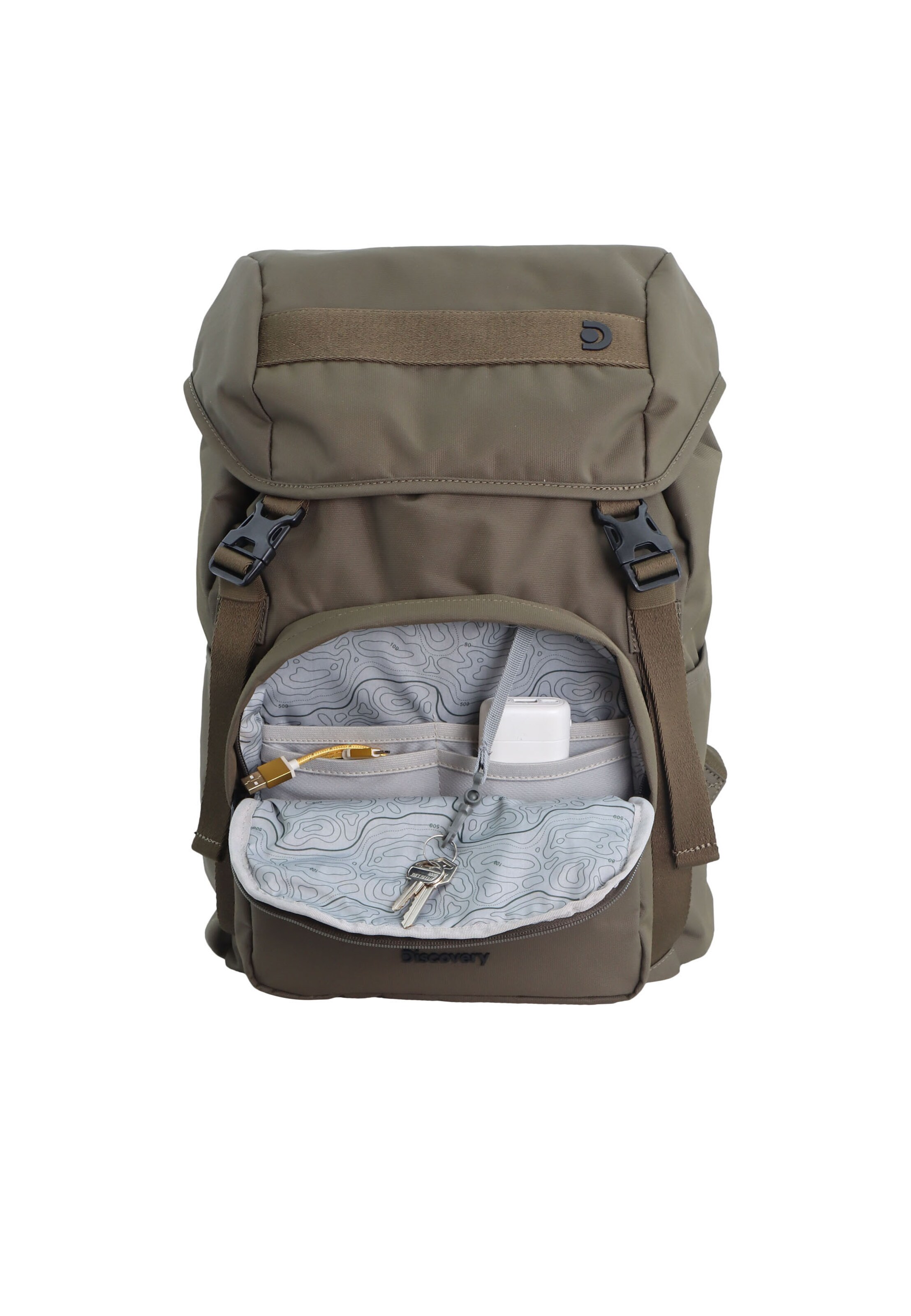 Discovery Rucksack 'Downtown' in Braun