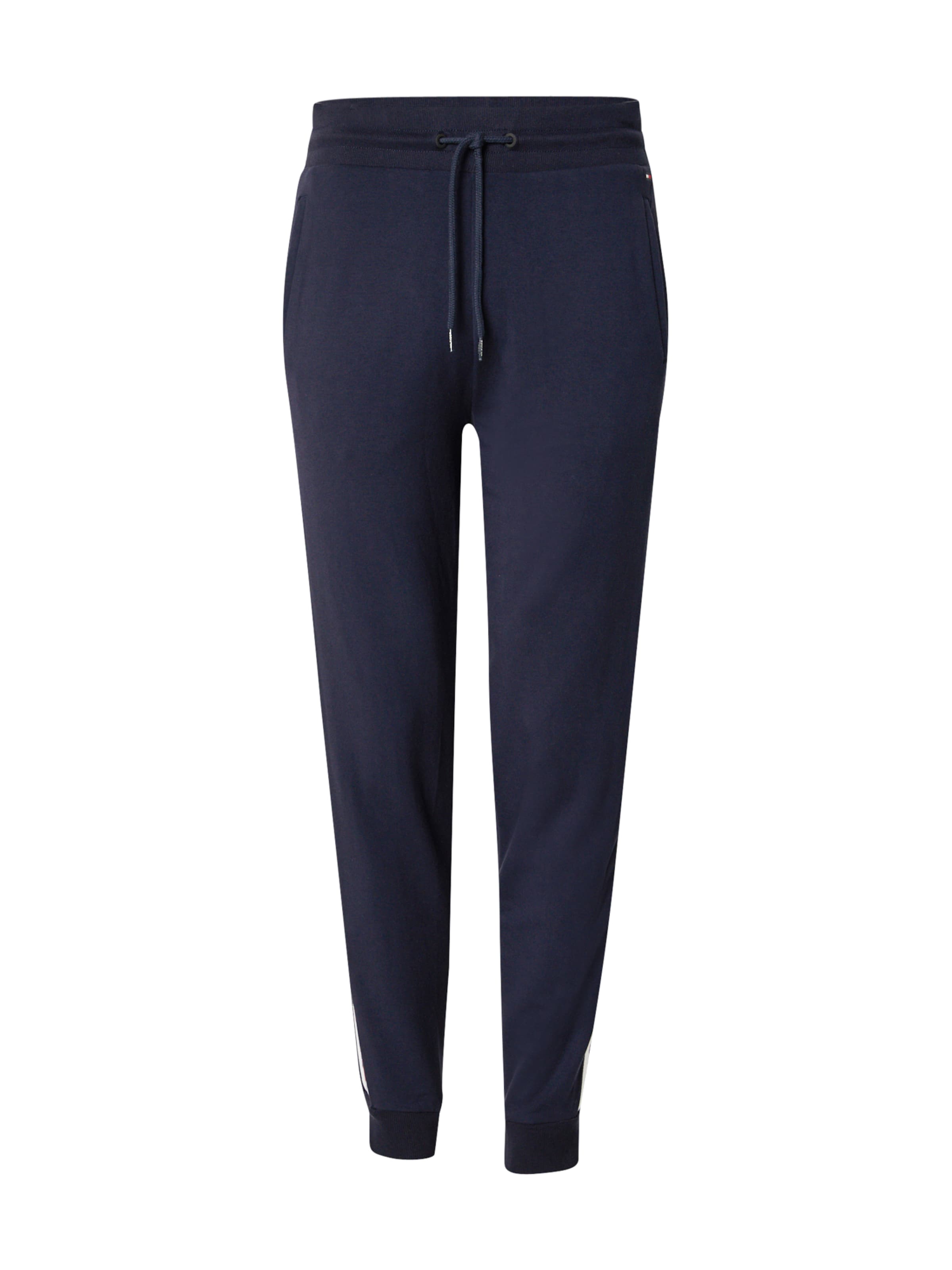 TOMMY HILFIGER Ozke Hlače | modra barva: sprednja stran