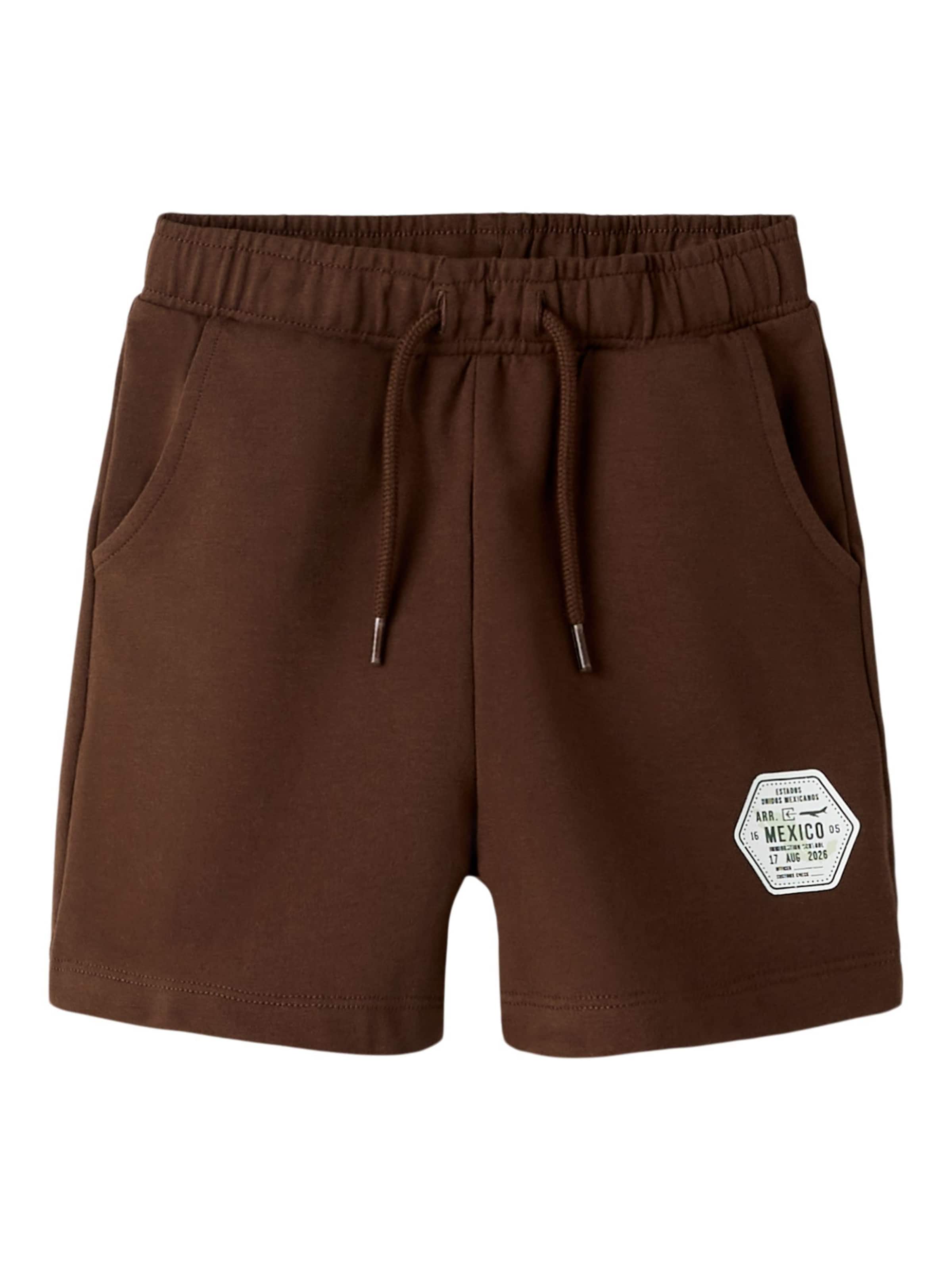 NAME IT - regular Pantalón en marrón: frente