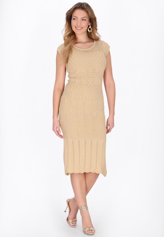 Robe 'Festive' faina en beige