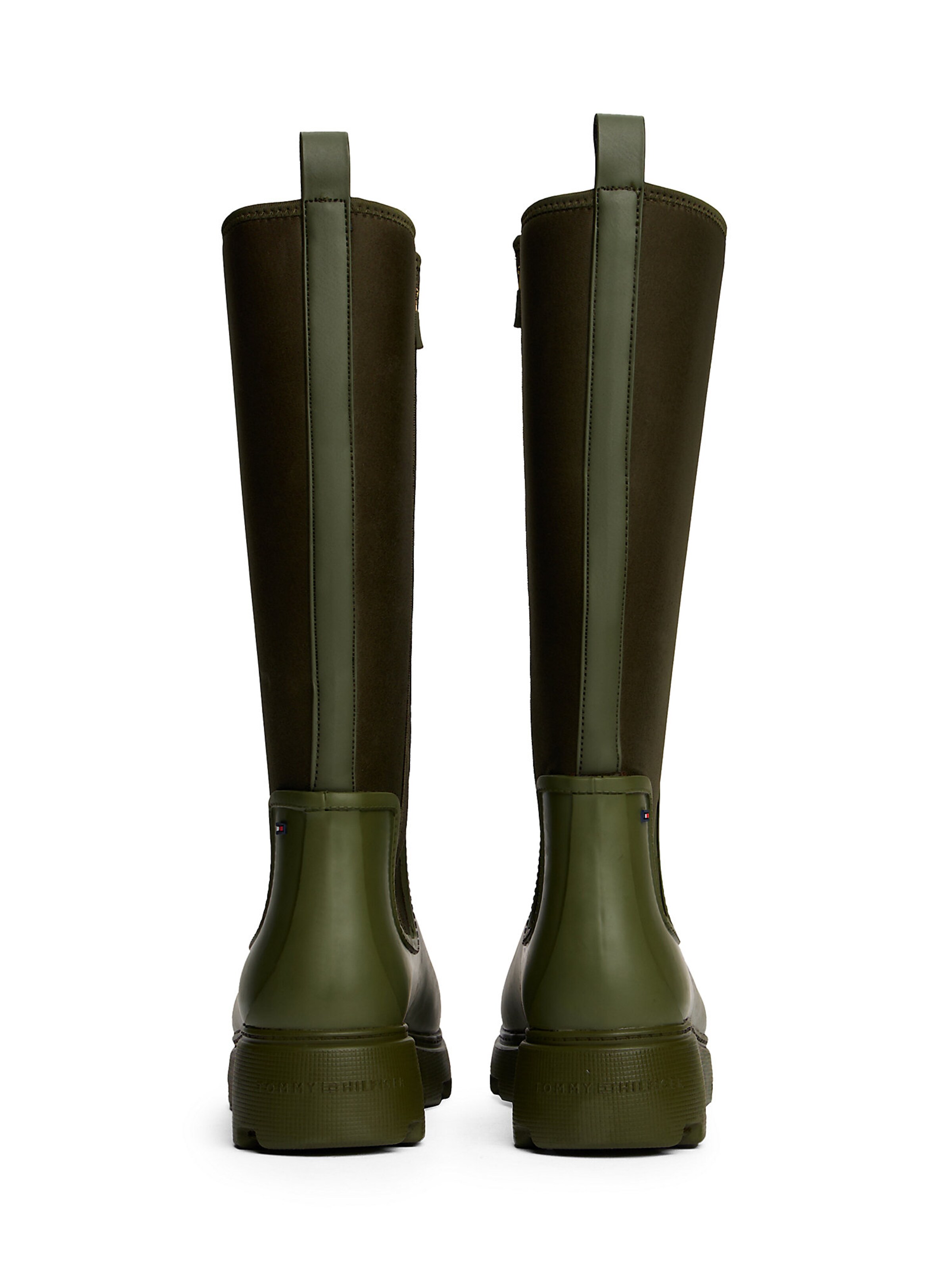 Bottes en caoutchouc TOMMY HILFIGER en vert