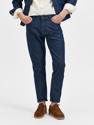 Regular Jean SELECTED HOMME en bleu : devant