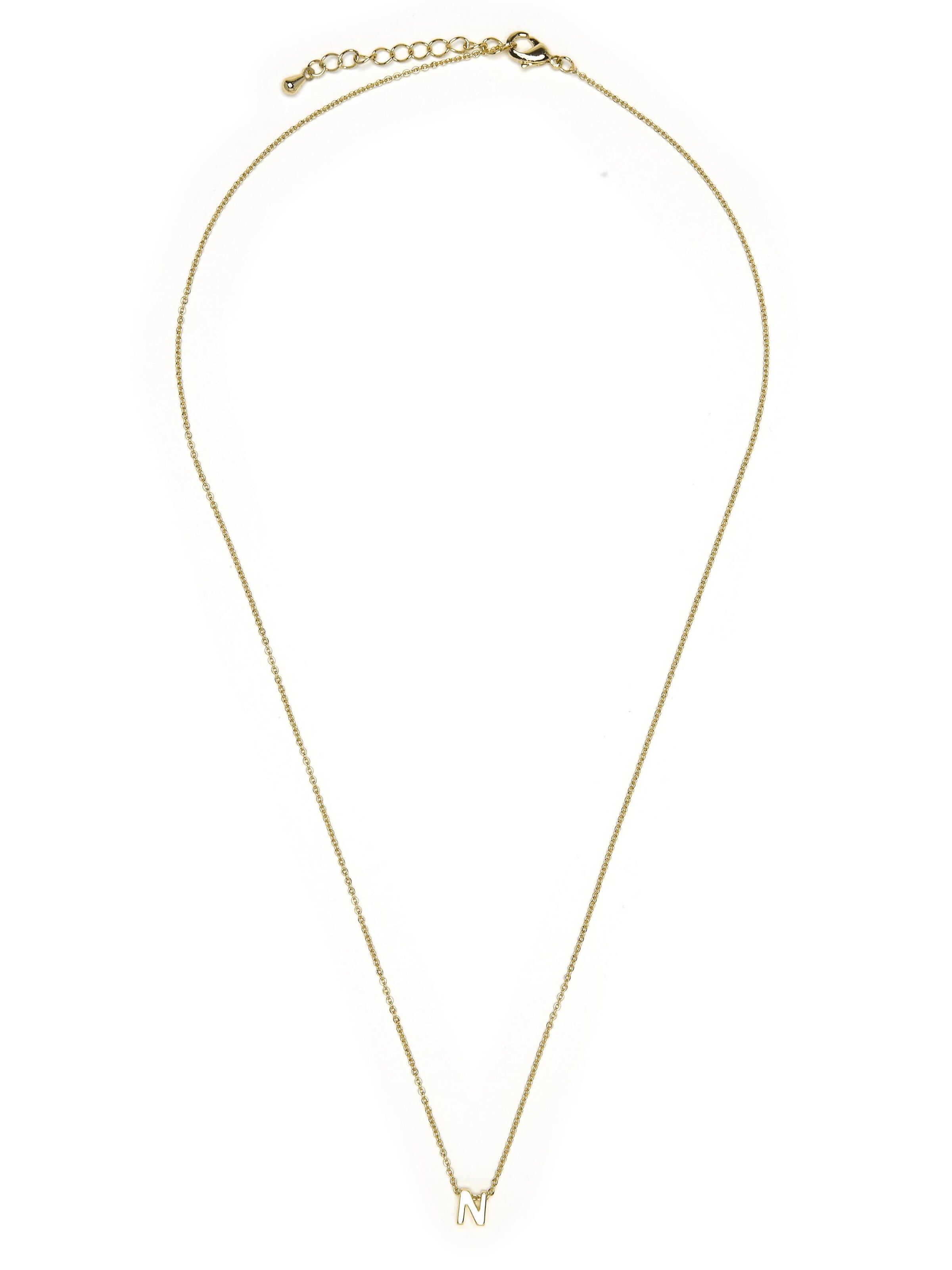 Luxenter Halsband 'N' i Onesize i guld, Produktvy
