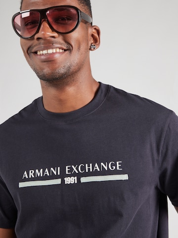 ARMANI EXCHANGE Majica | modra barva