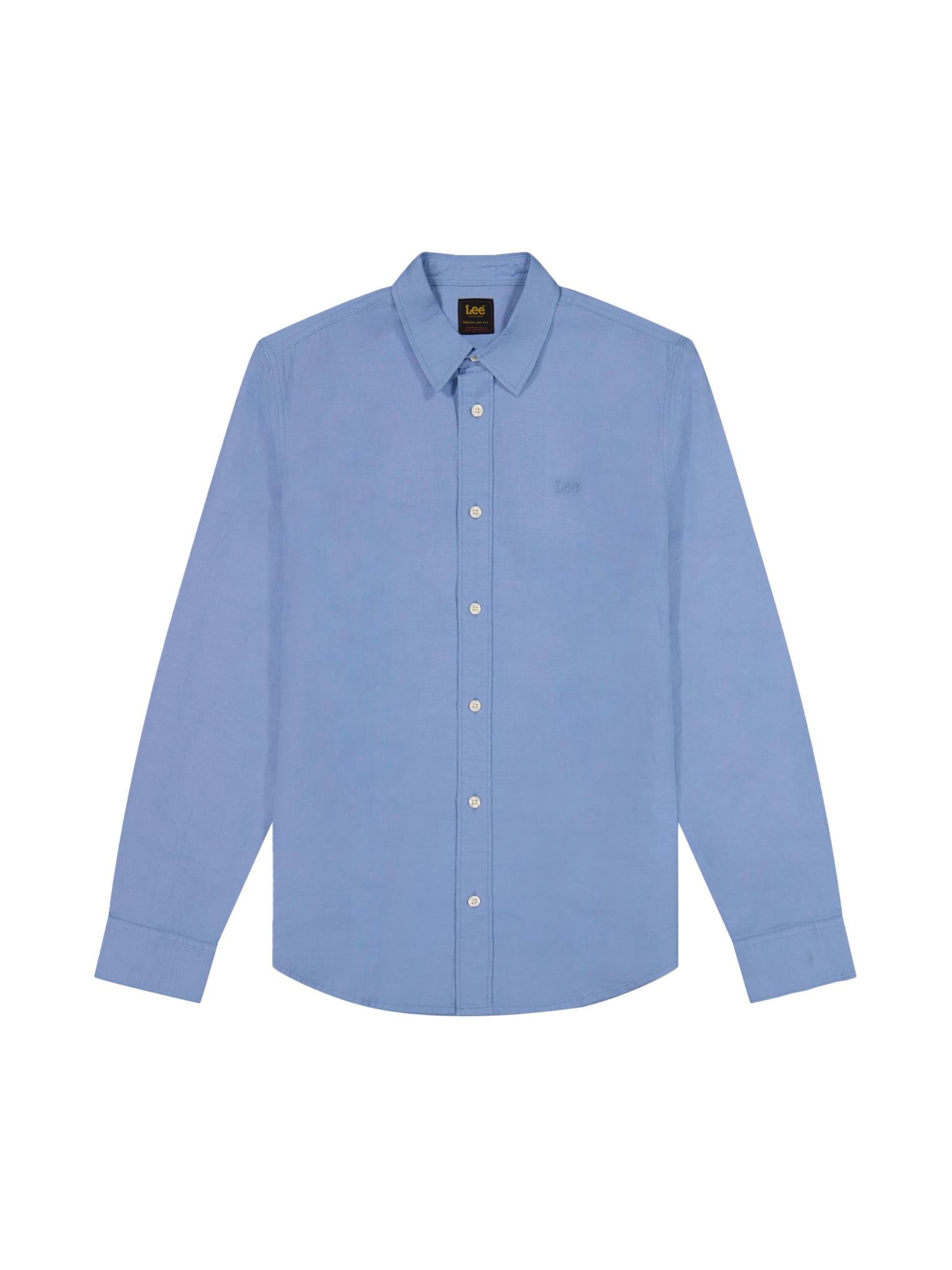 Lee Regular fit Button Up Shirt 'Lee' in Blue: front