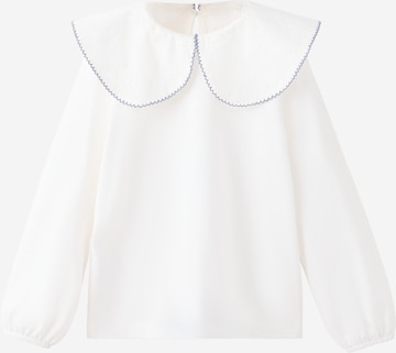 Tricou de la MANGO KIDS pe alb: față