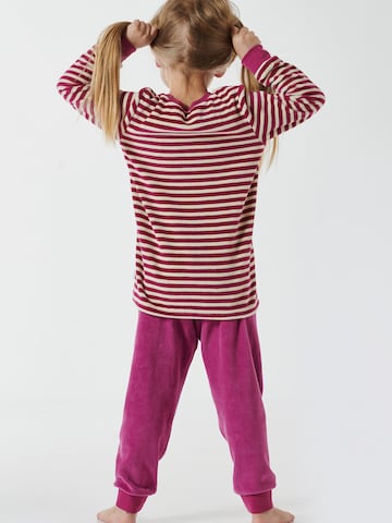 Pyjama ' Cat Zoe Velours ' SCHIESSER en rose