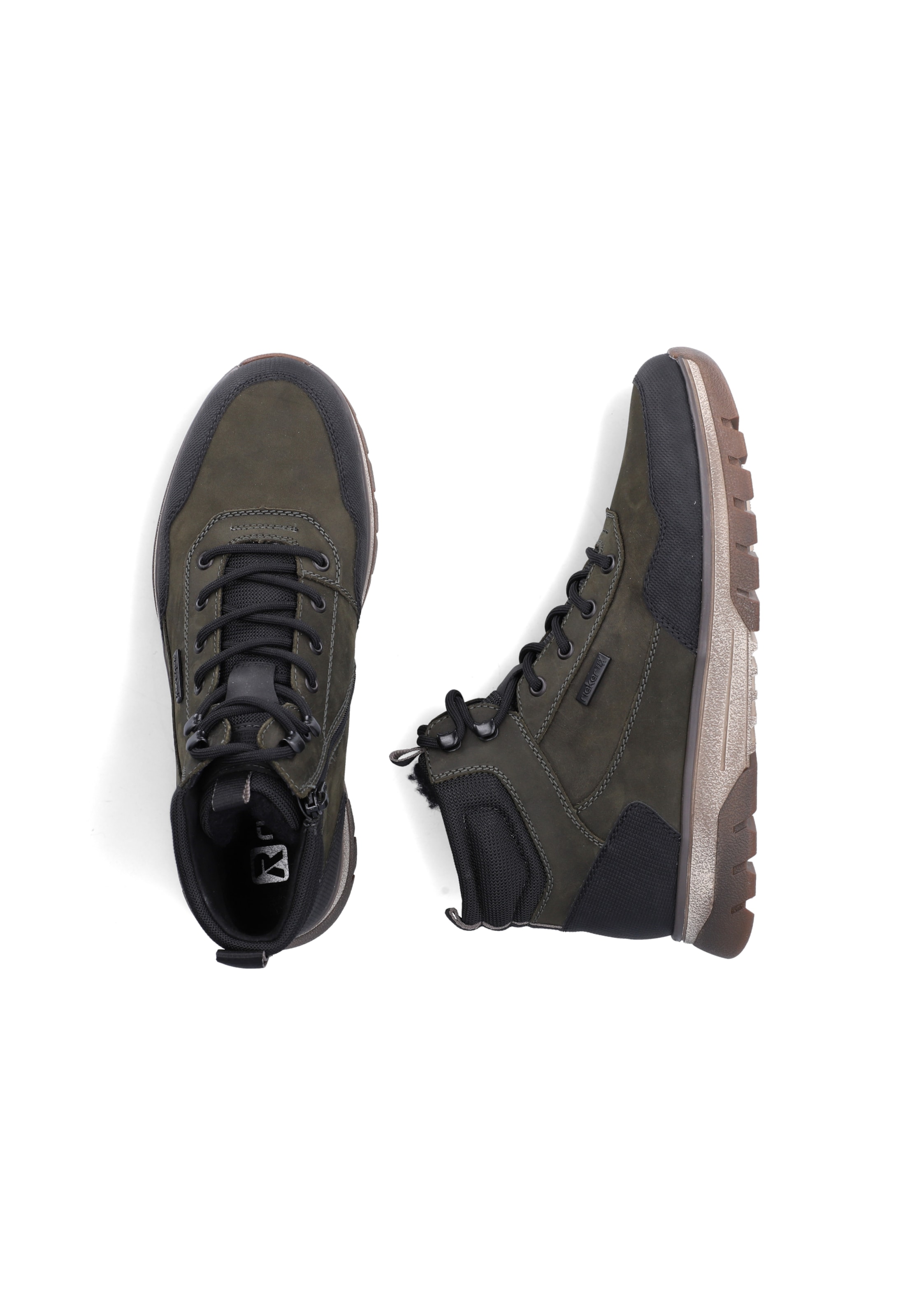 Bottines à lacets ' B9310 ' Rieker en vert