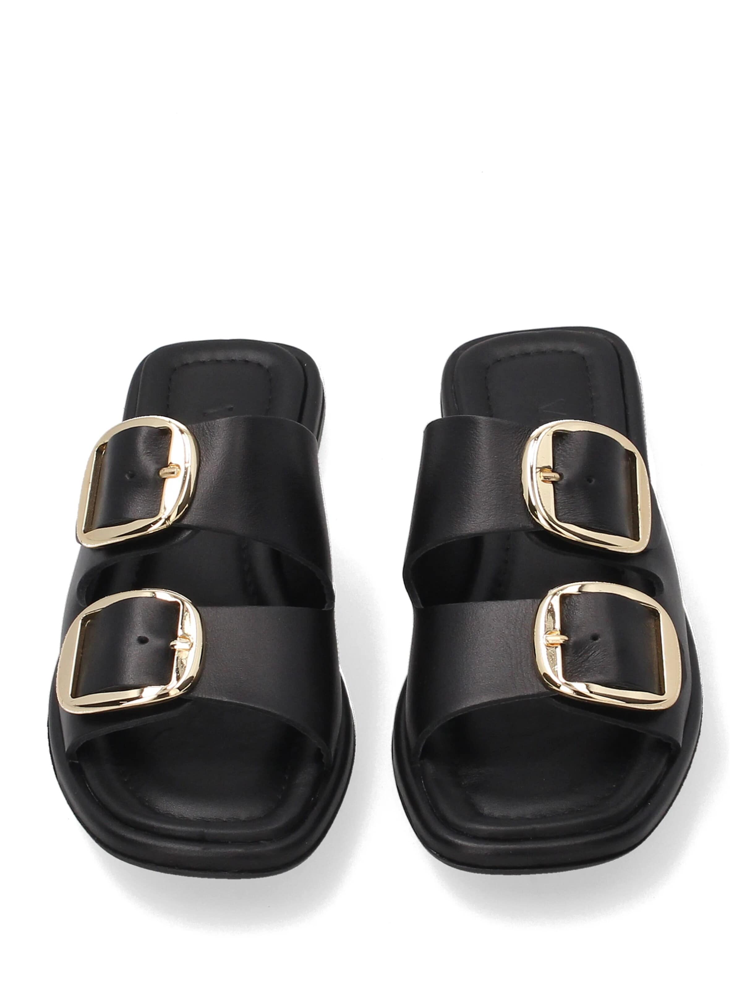 VENEZIA Mules in Black