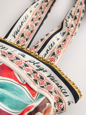 Next Bustier Badeanzug in Mischfarben