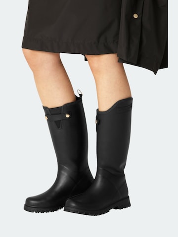 Bottes en caoutchouc 'RUBSWIFT02' ILSE JACOBSEN en noir : devant