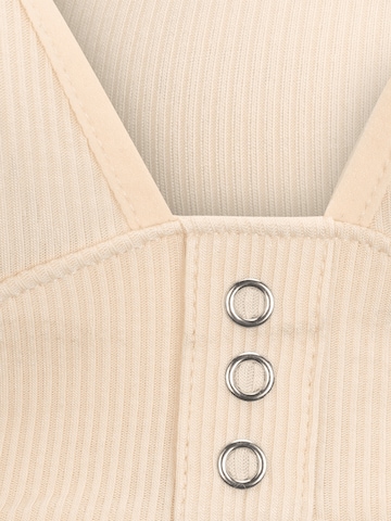 Free People Triangle Bra 'SNAPS SNAPS' in Beige