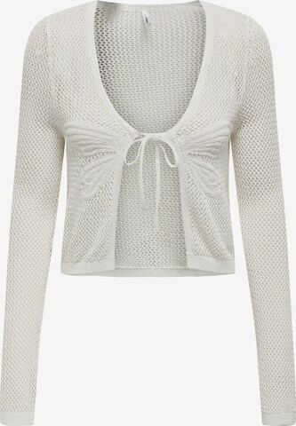 ONLY Knit Cardigan in White: front