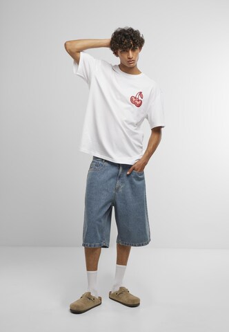 Mister Tee Tričko 'Cherry Good' – bílá