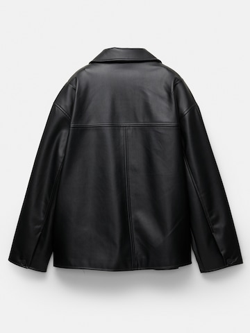 Veste mi-saison Pull&Bear en noir