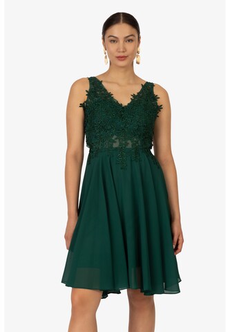 Kraimod - Vestido de gala en verde: frente