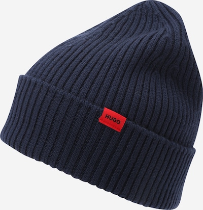 Megzta kepurė 'Xola' iš HUGO, spalva – tamsiai mėlyna / raudona, Prekių apžvalga