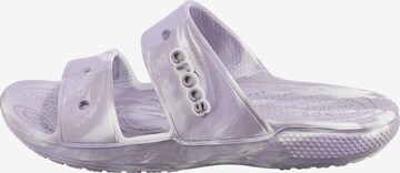 Claquettes / Tongs Crocs en violet
