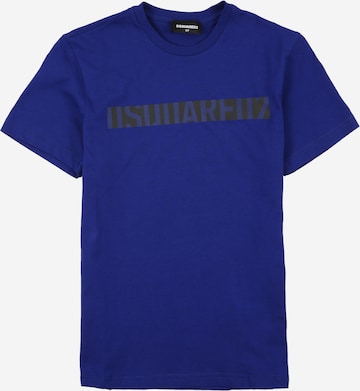 DSQUARED2 T-shirt i blå: framsida