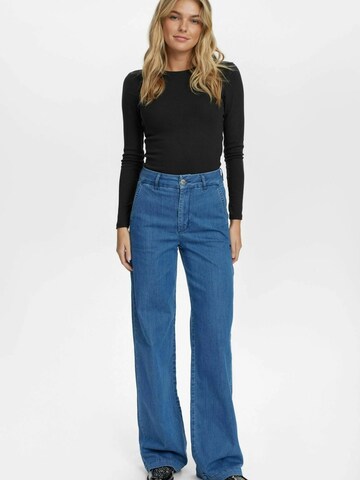 NÜMPH Loosefit Farkut värissä sininen