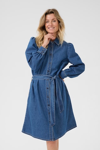 Robe-chemise 'Stelle  ' Cream en bleu : devant