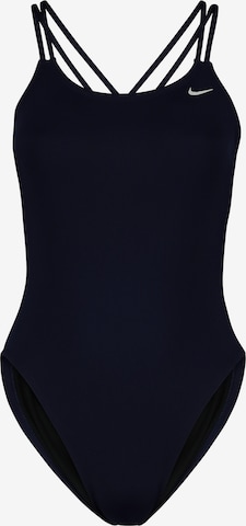 Nike Swim Korzetová Plavky – modrá: přední strana
