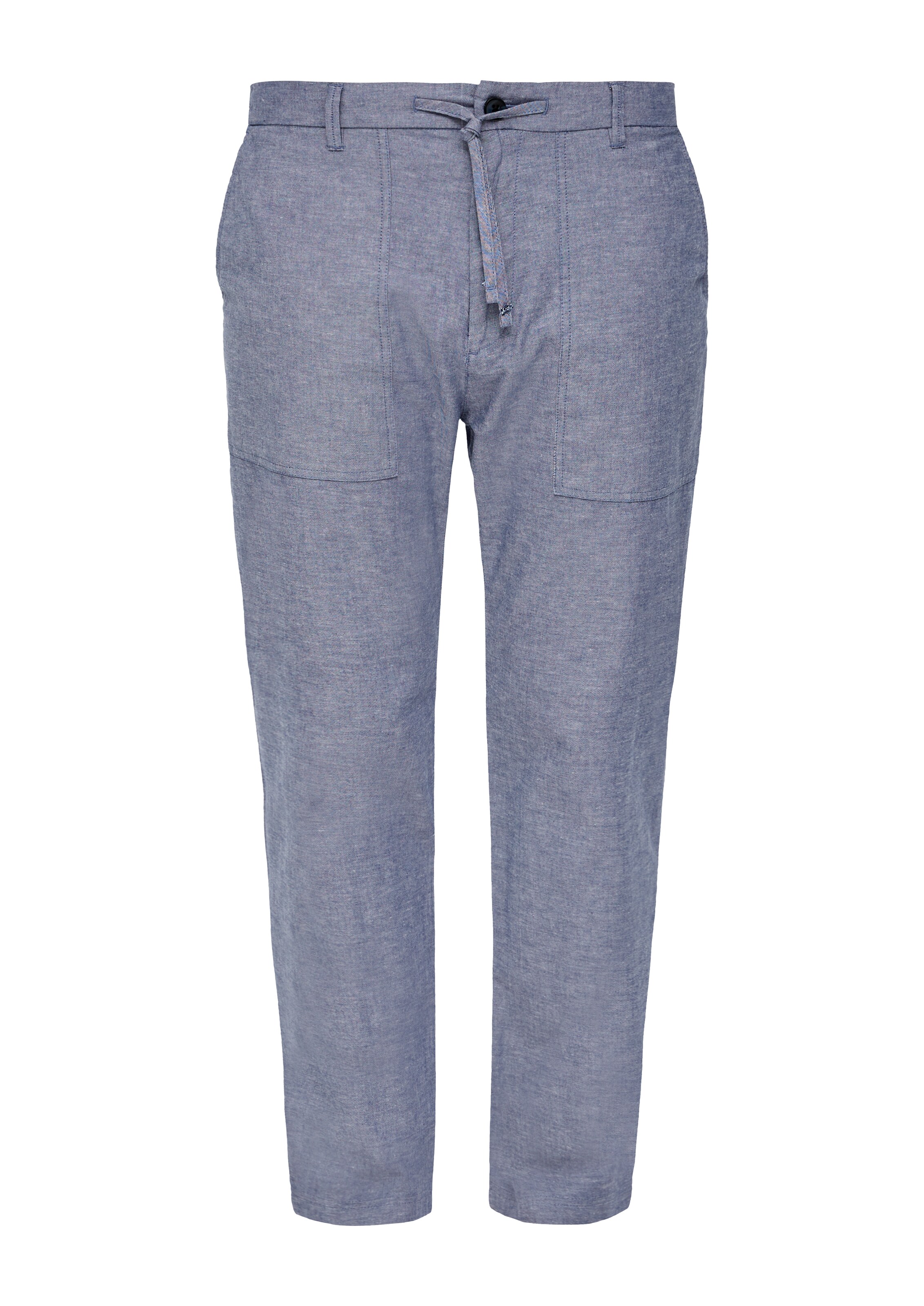 s.Oliver Chino in Blauw: voorkant