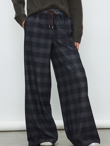 Next Wide Leg Hose in Blau: Vorderseite