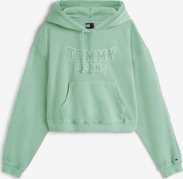 Tommy Jeans Свитшот 'VARSITY' в Зеленый: спереди