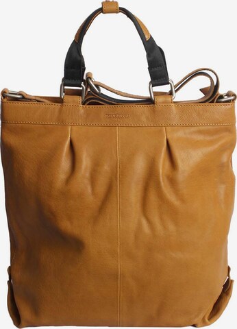 margelisch Schoudertas 'Cedel 1' in Geel: voorkant