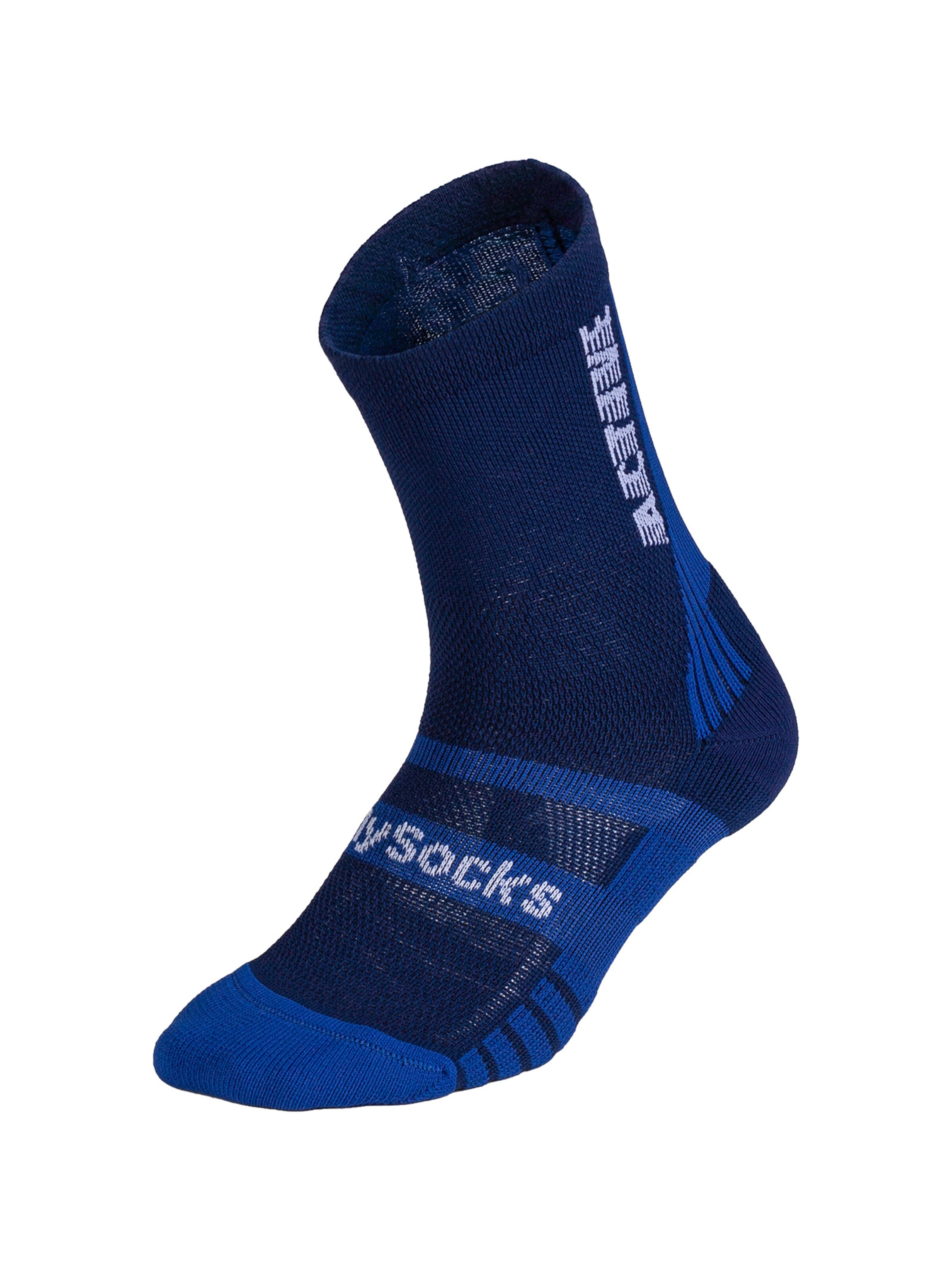 DillySocks Sportsocken in 43-46 in blau / weiß, Produktansicht