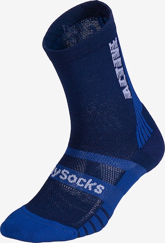 DillySocks Sportsocken in Blau: Vorderseite