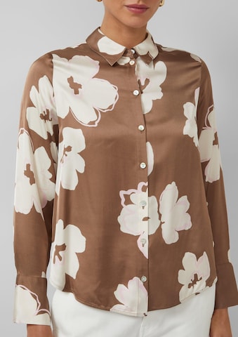 s.Oliver Blouse in Bruin